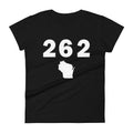 262 Area Code Women's Fashion Fit T Shirt