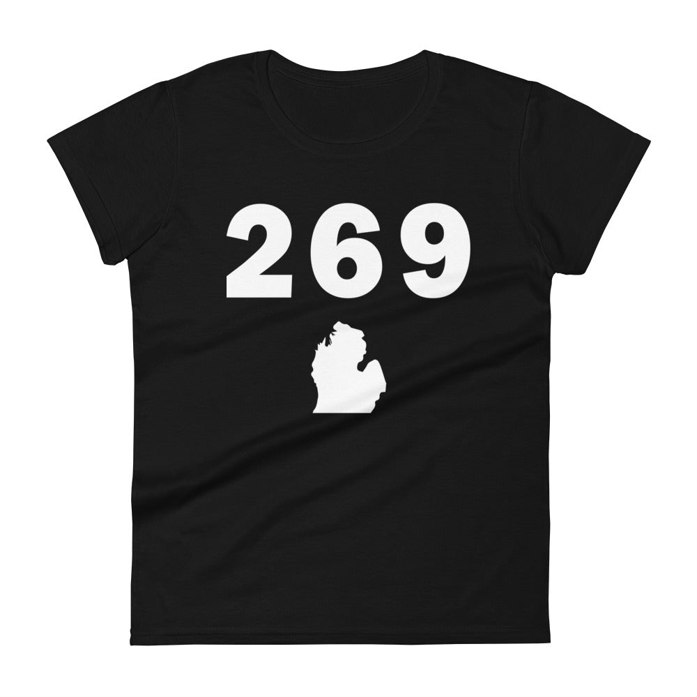 269 Area Code Women's Fashion Fit T Shirt