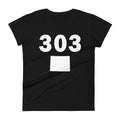 303 Area Code Women's Fashion Fit T Shirt