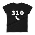 310 Area Code Women's Fashion Fit T Shirt