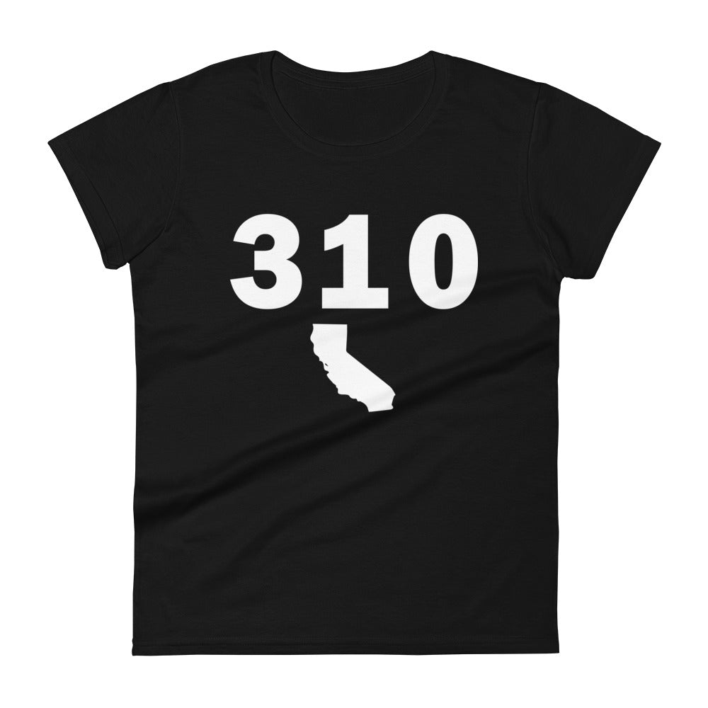310 Area Code Women's Fashion Fit T Shirt