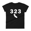 323 Area Code Women's Fashion Fit T Shirt