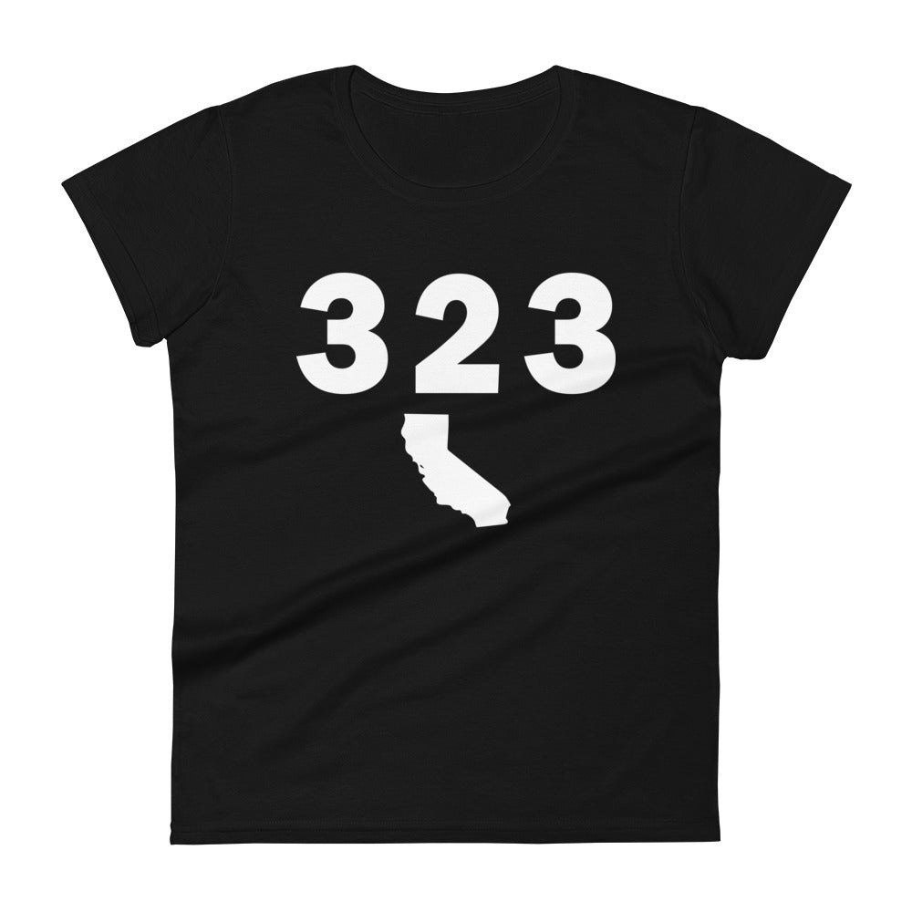 323 Area Code Women's Fashion Fit T Shirt