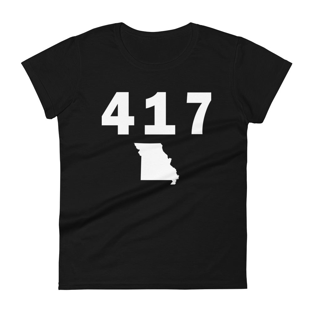 417 Area Code Women's Fashion Fit T Shirt