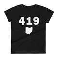 419 Area Code Women's Fashion Fit T Shirt
