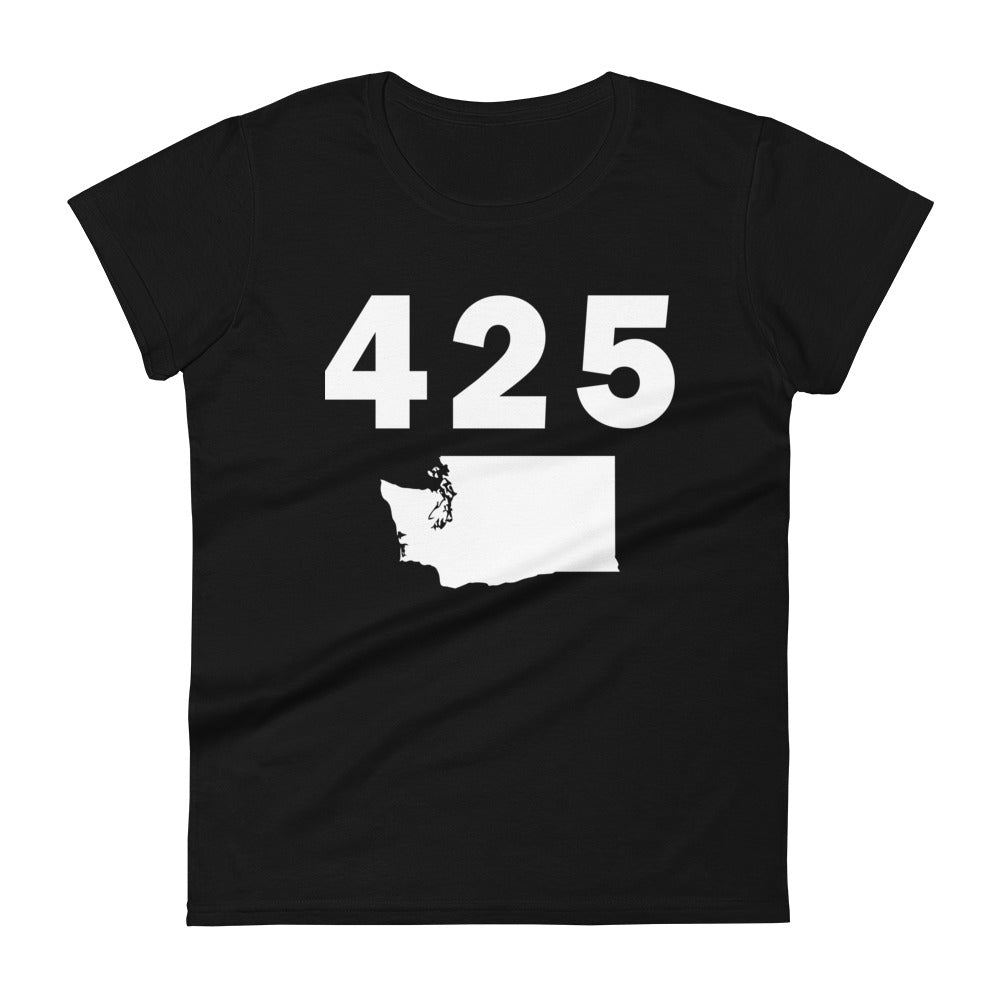 425 Area Code Women's Fashion Fit T Shirt