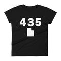 435 Area Code Women's Fashion Fit T Shirt