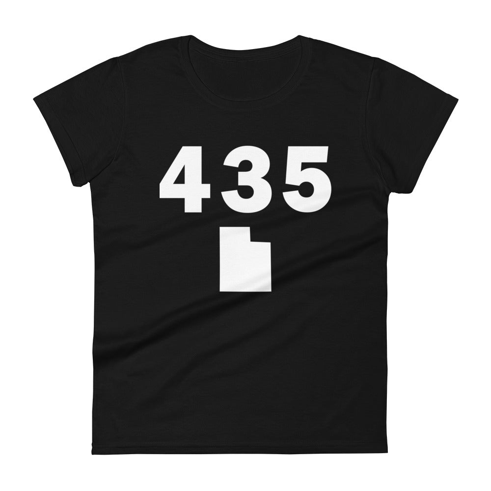 435 Area Code Women's Fashion Fit T Shirt
