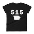 515 Area Code Women's Fashion Fit T Shirt