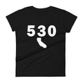 530 Area Code Women's Fashion Fit T Shirt