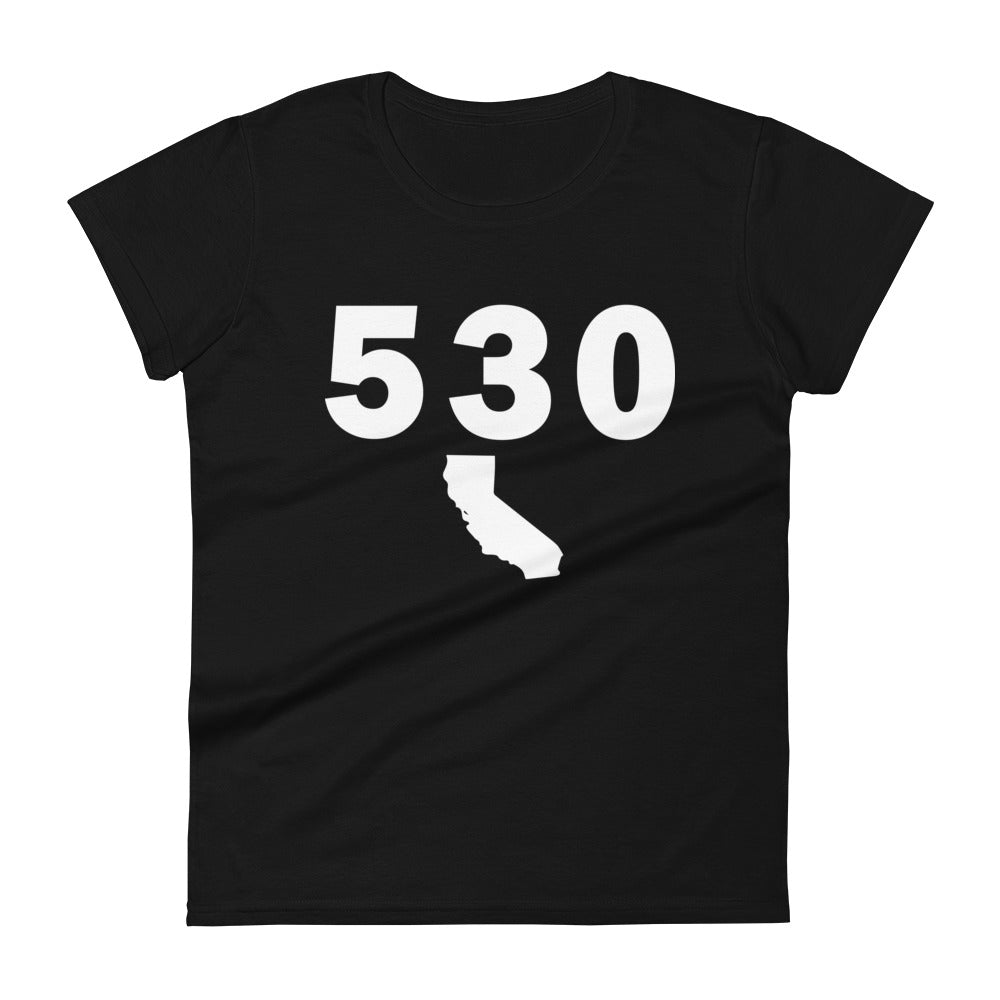530 Area Code Women's Fashion Fit T Shirt
