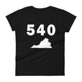 540 Area Code Women's Fashion Fit T Shirt