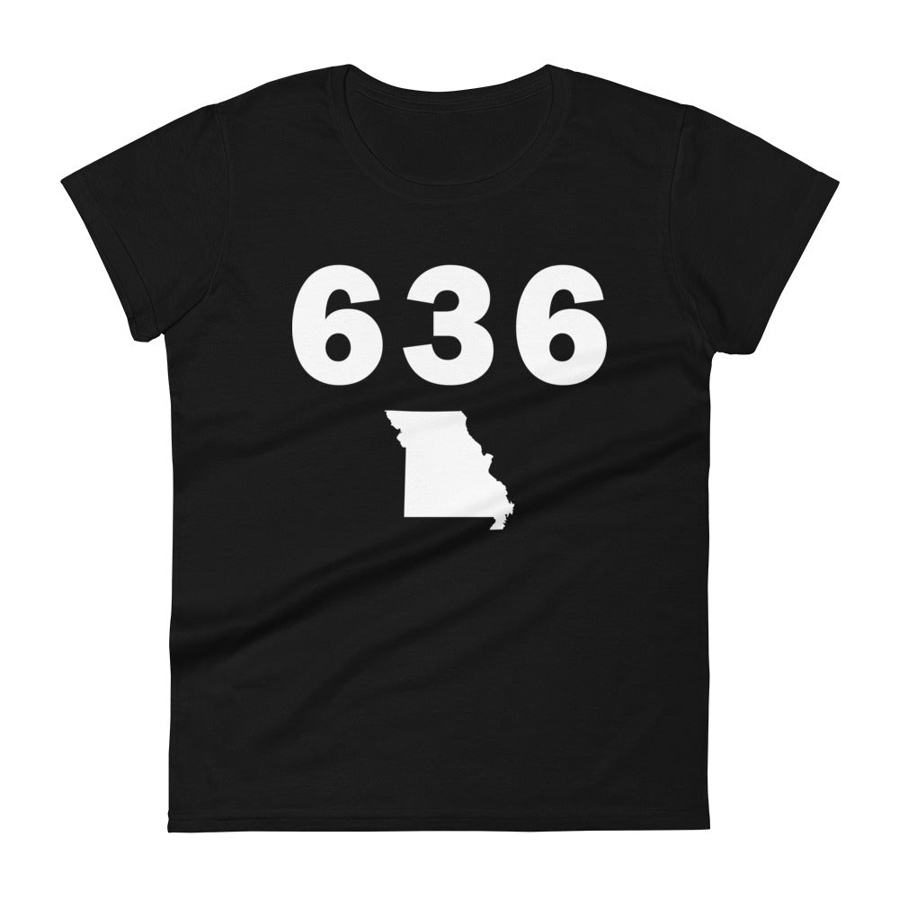 636 Area Code Women's Fashion Fit T Shirt