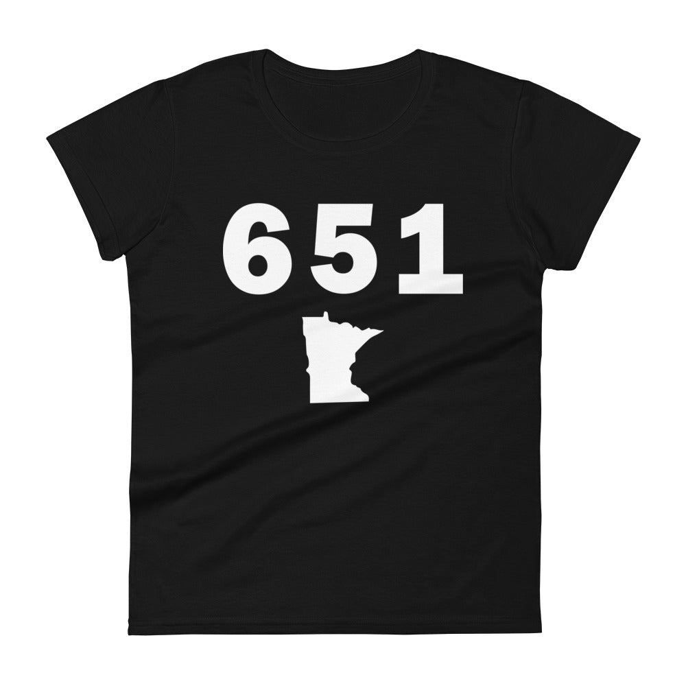 651 Area Code Women's Fashion Fit T Shirt