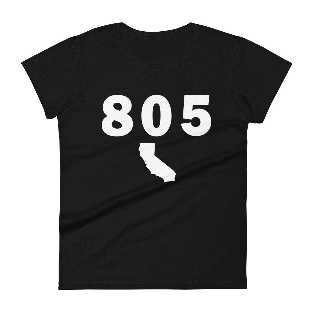 805 Area Code Women's Fashion Fit T Shirt