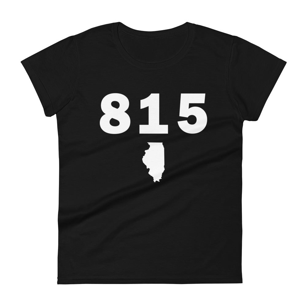 815 Area Code Women's Fashion Fit T Shirt