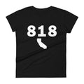 818 Area Code Women's Fashion Fit T Shirt