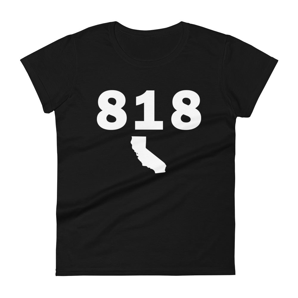 818 Area Code Women's Fashion Fit T Shirt
