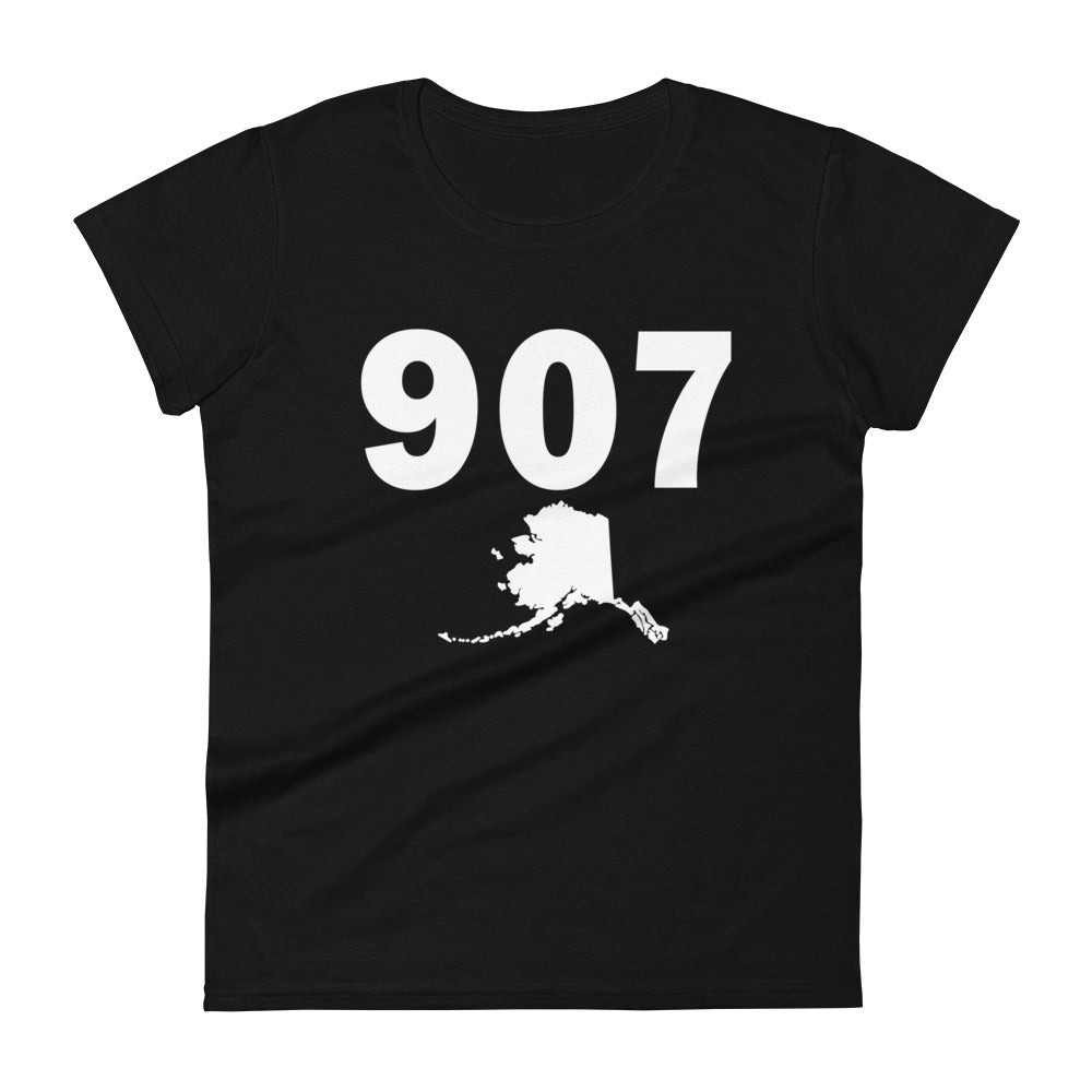 907 Area Code Women's Fashion Fit T Shirt