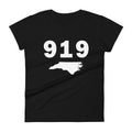 919 Area Code Women's Fashion Fit T Shirt