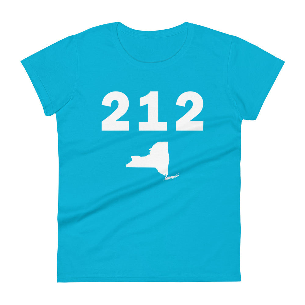 212 Area Code Women's Fashion Fit T Shirt