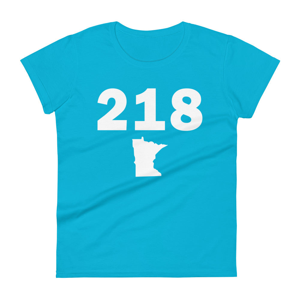 218 Area Code Women's Fashion Fit T Shirt
