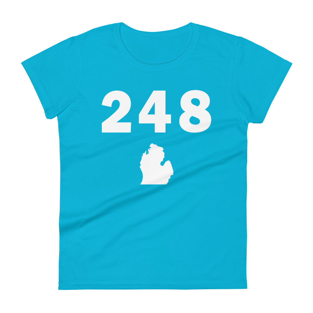 248 Area Code Women's Fashion Fit T Shirt
