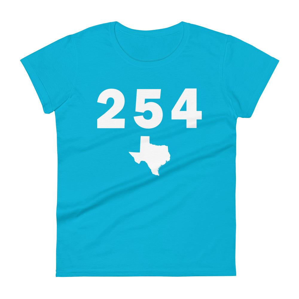 254 Area Code Women's Fashion Fit T Shirt
