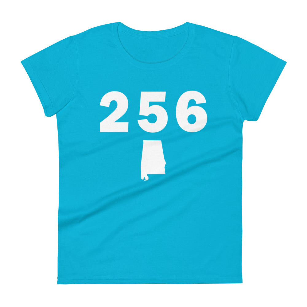 256 Area Code Women's Fashion Fit T Shirt