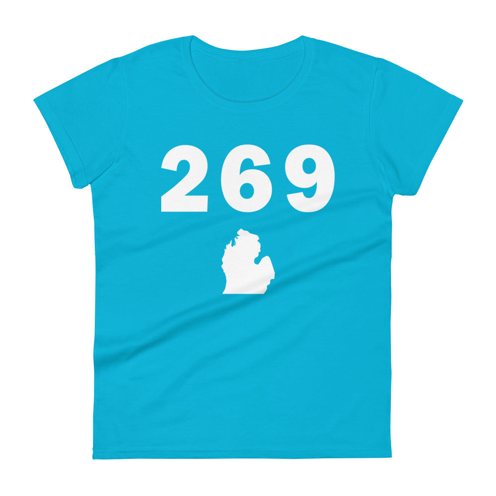 269 Area Code Women's Fashion Fit T Shirt