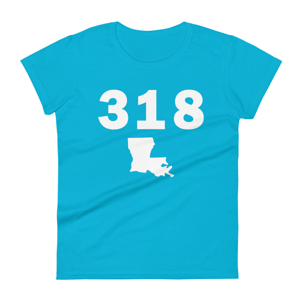 318 Area Code Women's Fashion Fit T Shirt