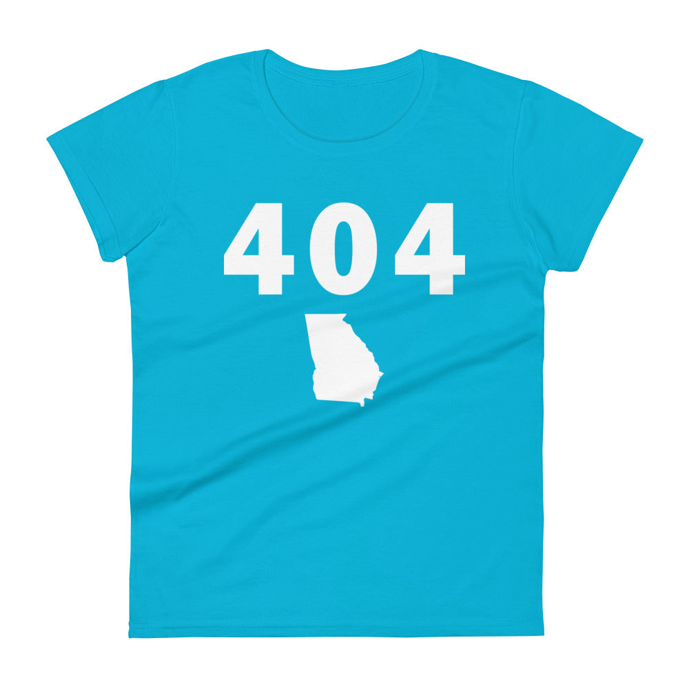 404 Area Code Women's Fashion Fit T Shirt