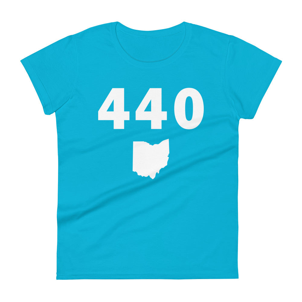 440 Area Code Women's Fashion Fit T Shirt
