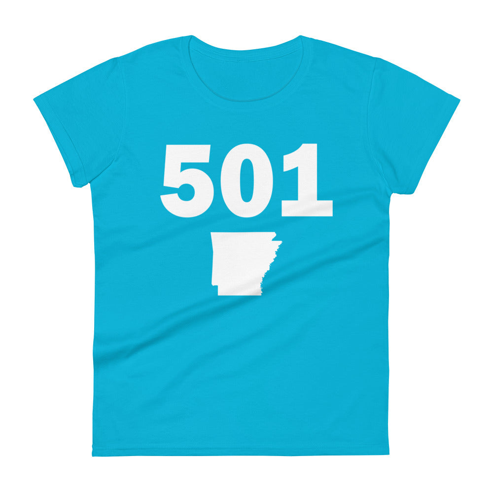 501 Area Code Women's Fashion Fit T Shirt