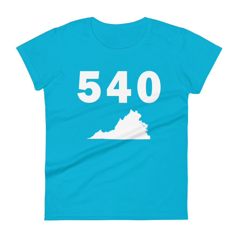 540 Area Code Women's Fashion Fit T Shirt