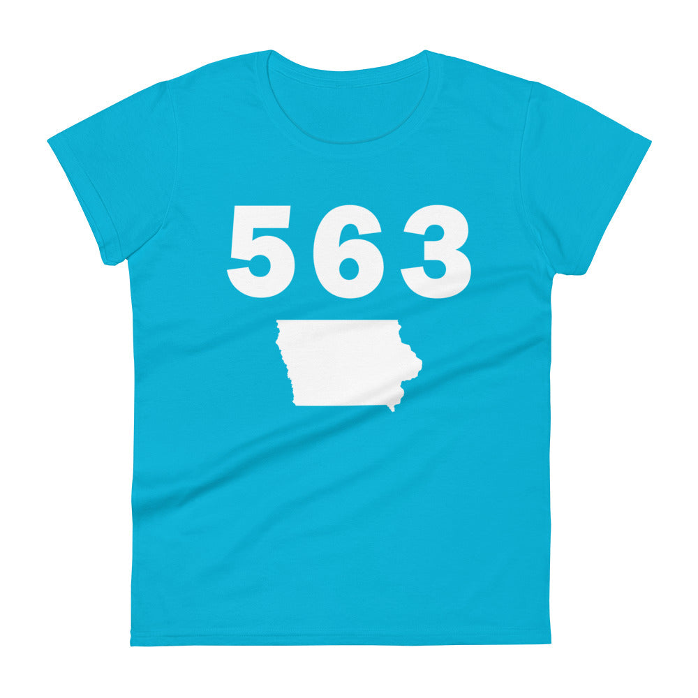 563 Area Code Women's Fashion Fit T Shirt