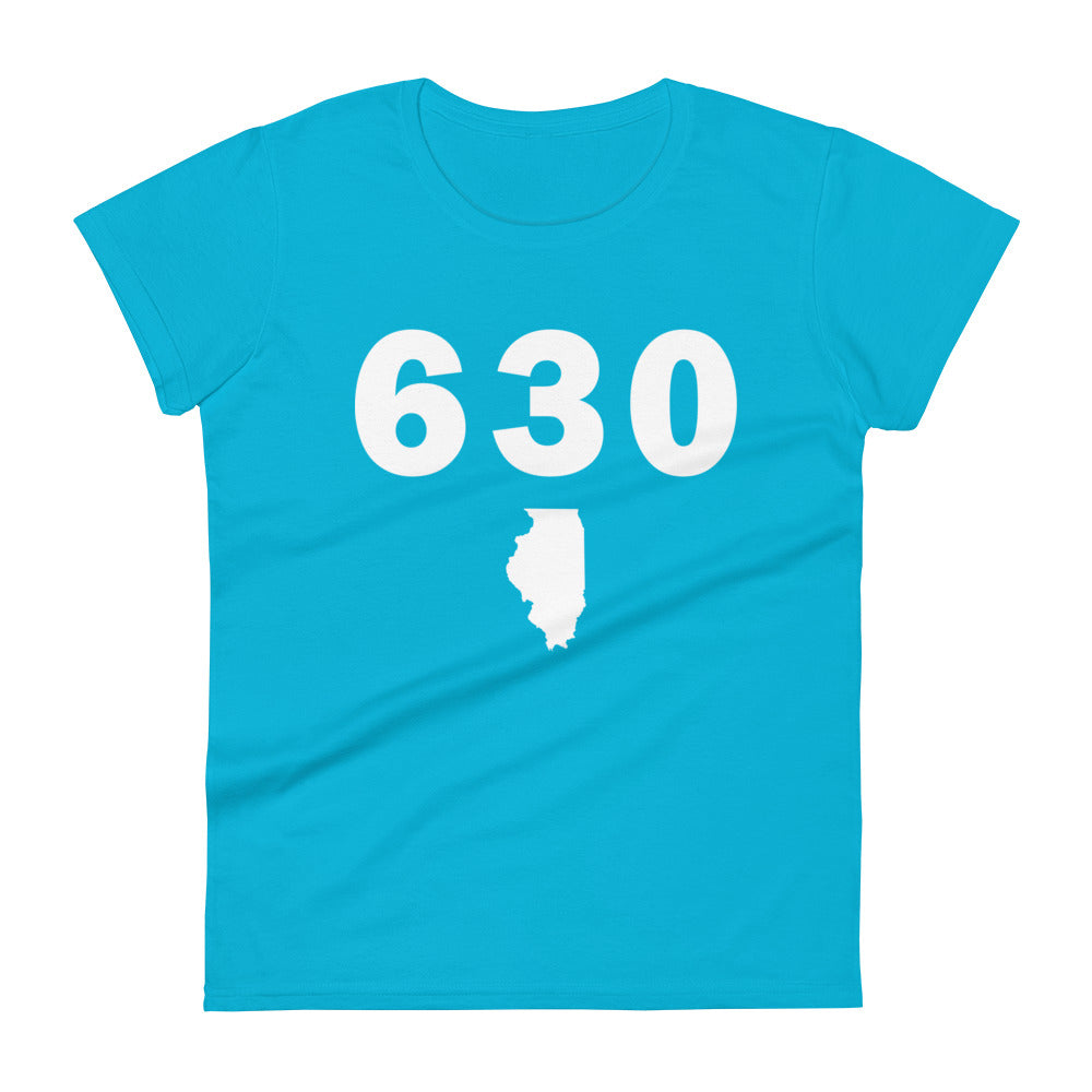 630 Area Code Women's Fashion Fit T Shirt