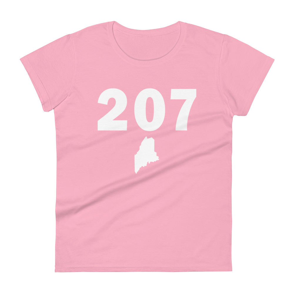 207 Area Code Women's Fashion Fit T Shirt