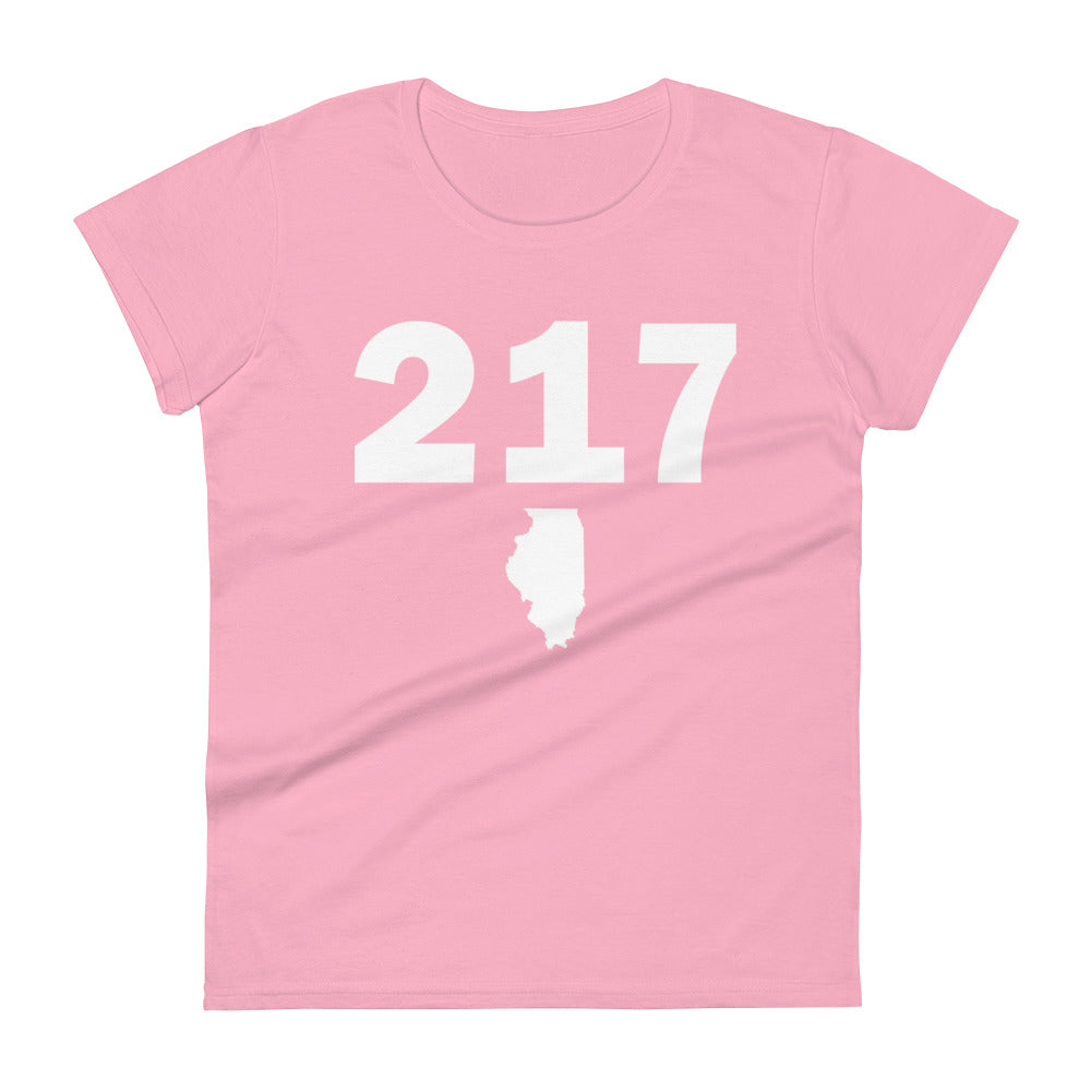 217 Area Code Women's Fashion Fit T Shirt