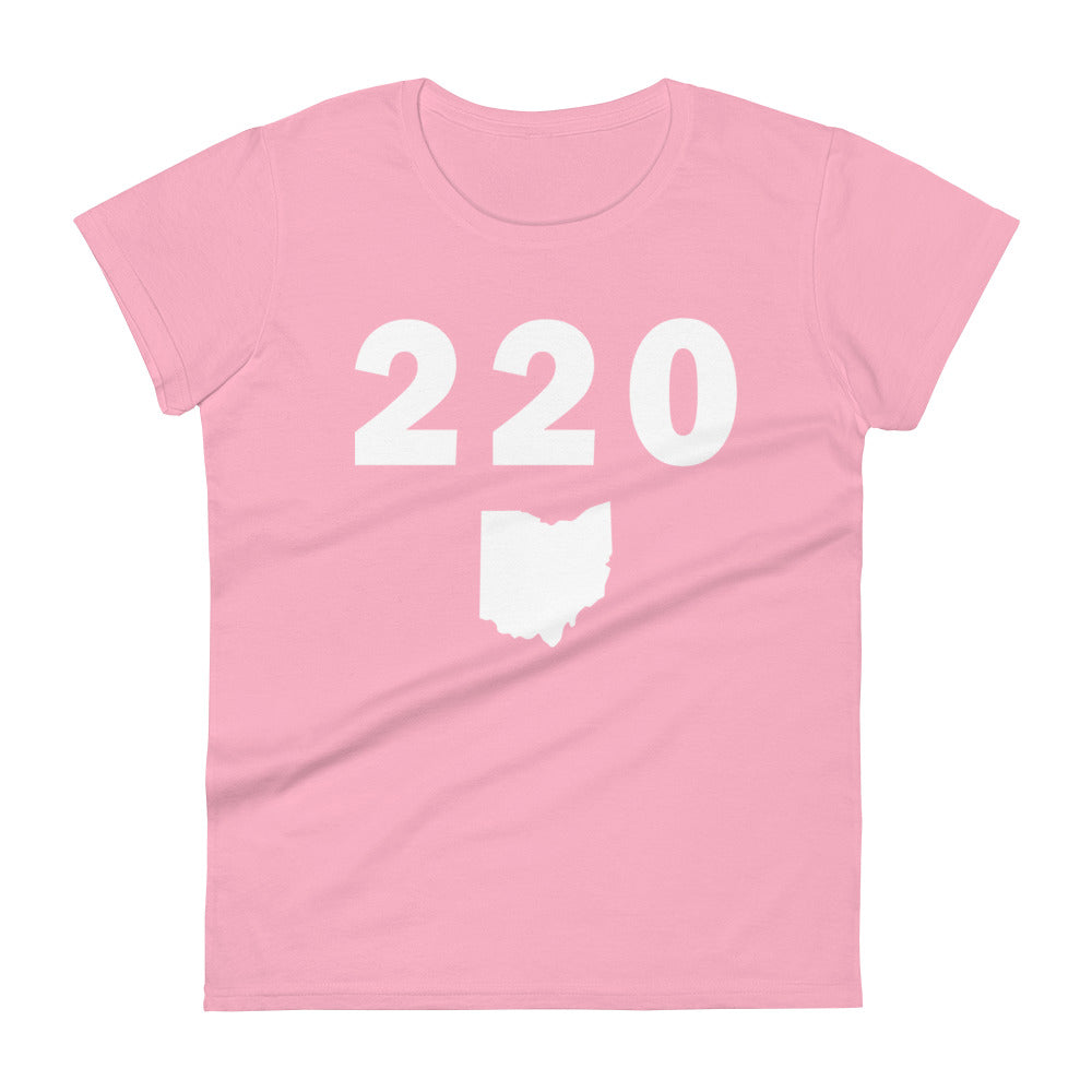 220 Area Code Women's Fashion Fit T Shirt