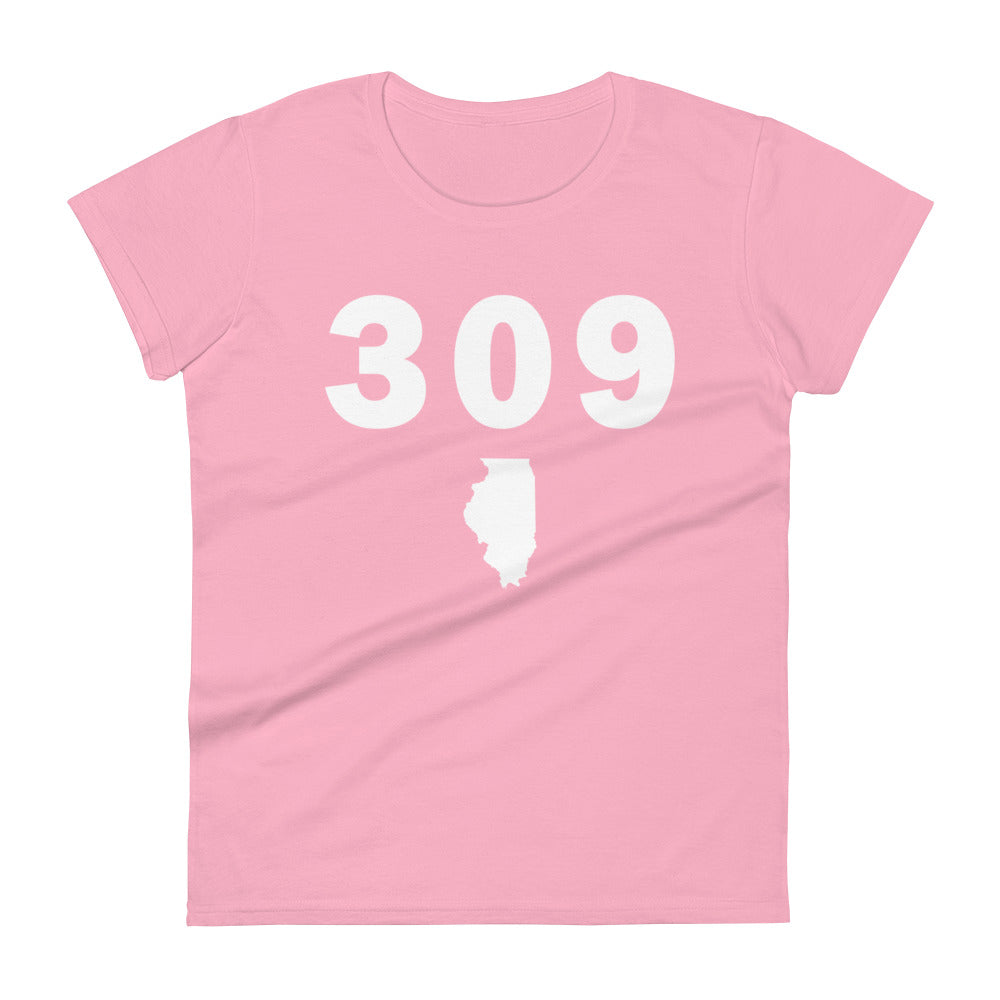 309 Area Code Women's Fashion Fit T Shirt