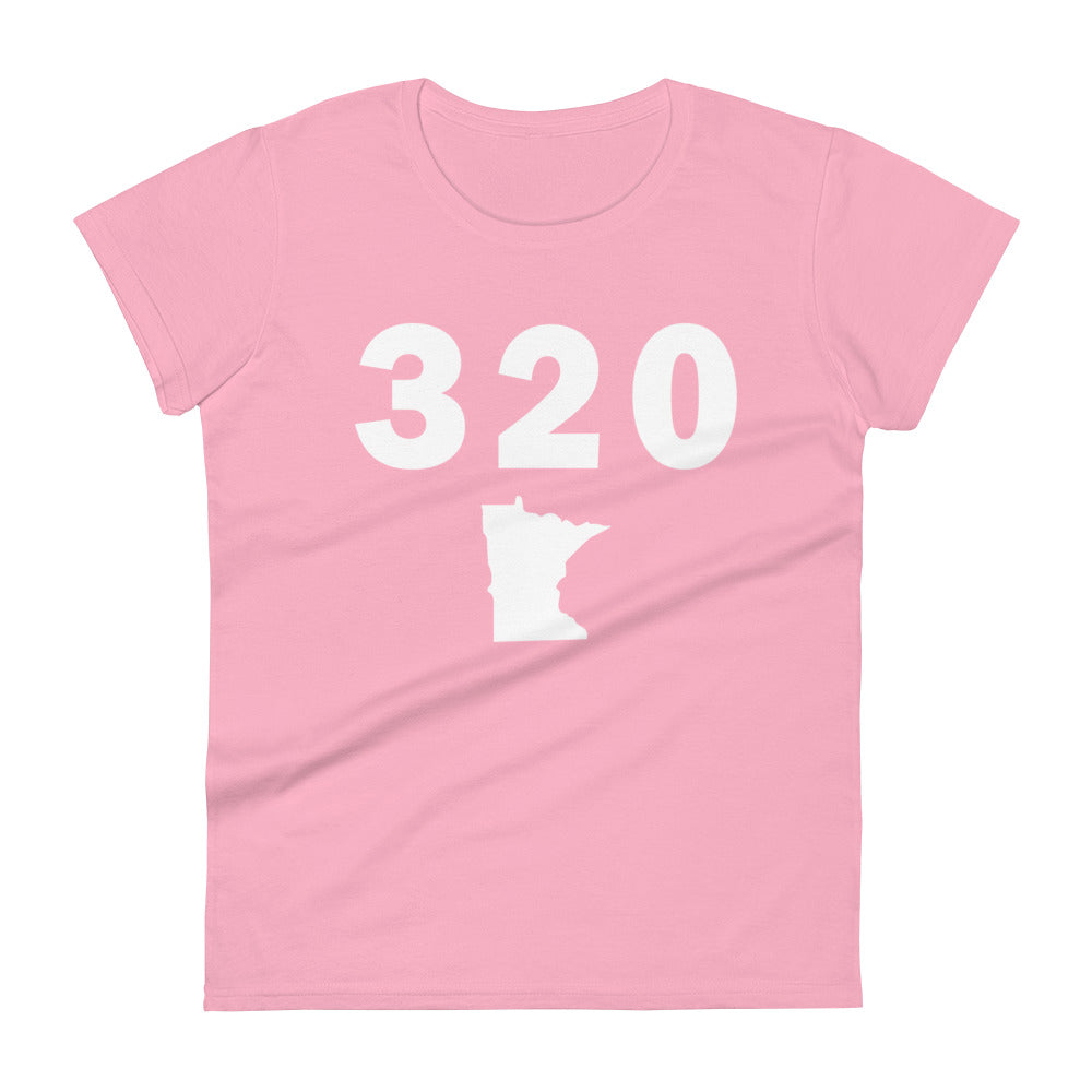 320 Area Code Women's Fashion Fit T Shirt