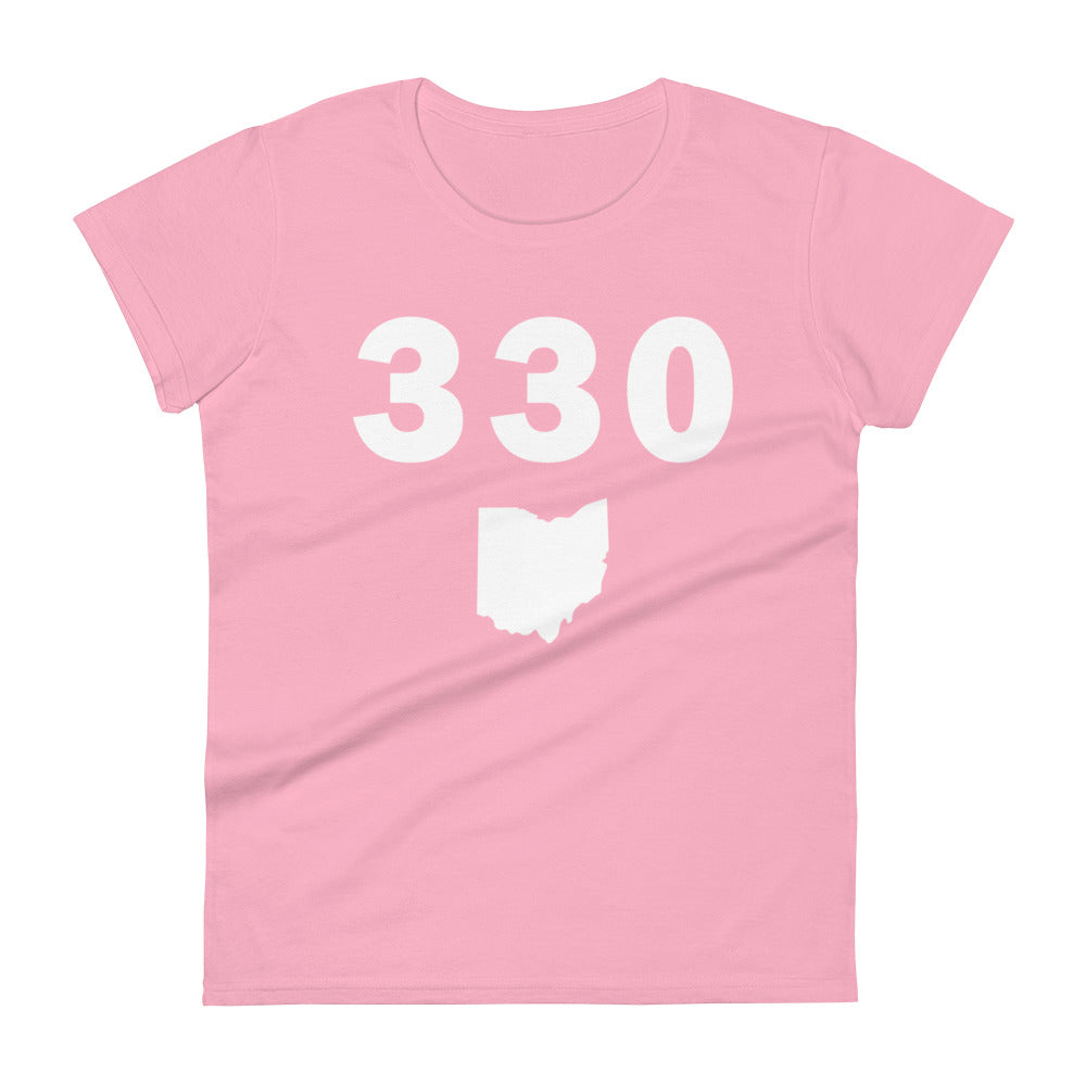 330 Area Code Women's Fashion Fit T Shirt