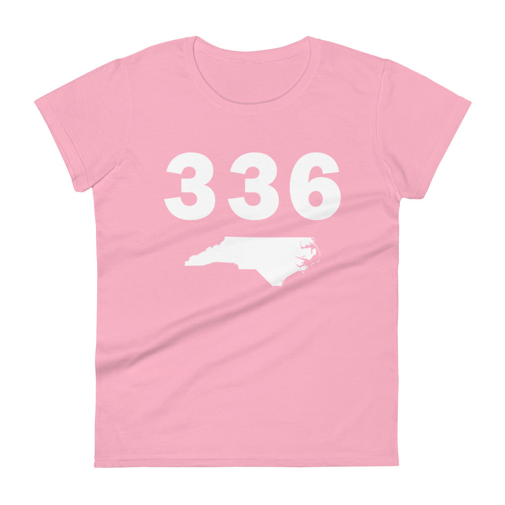 336 Area Code Women's Fashion Fit T Shirt
