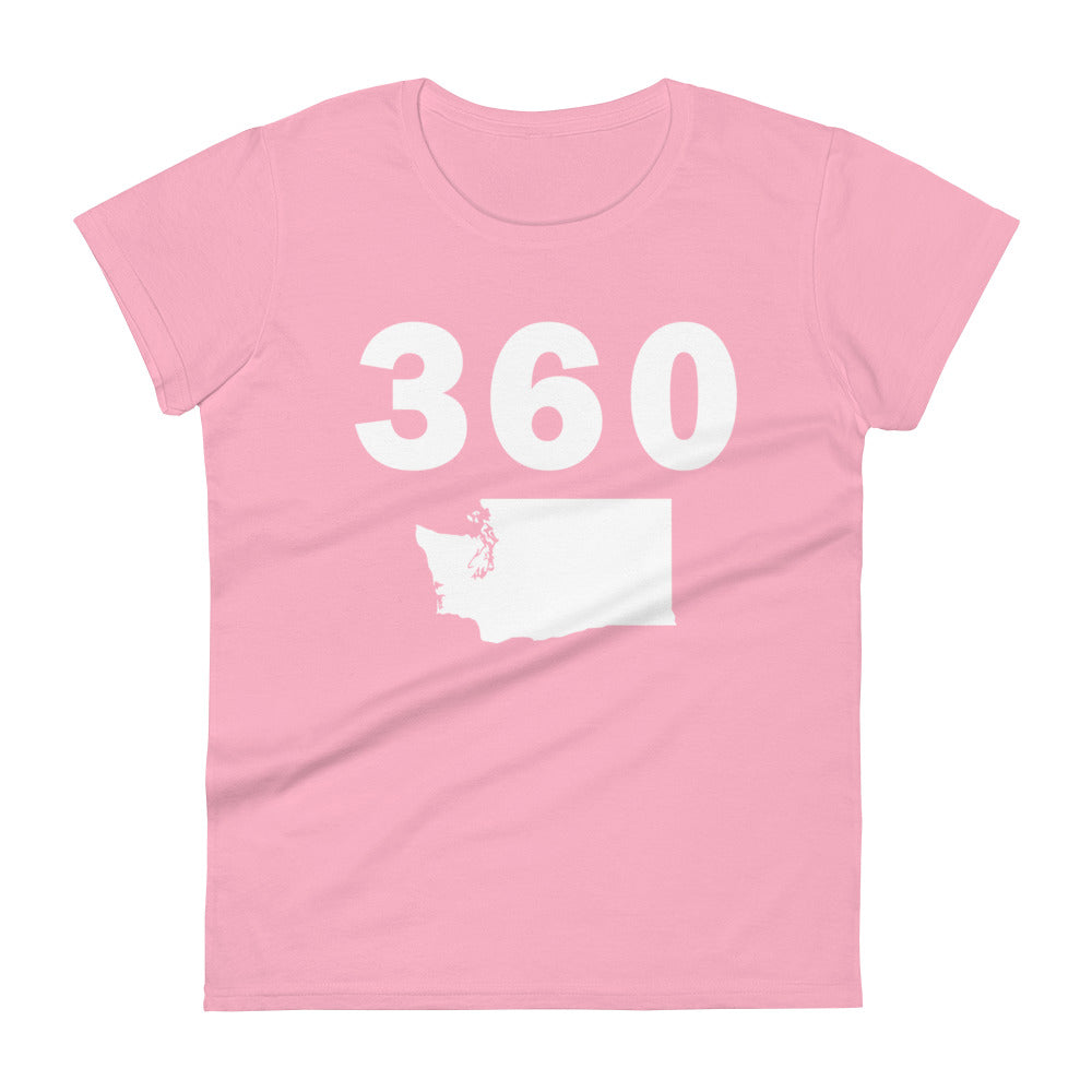 360 Area Code Women's Fashion Fit T Shirt