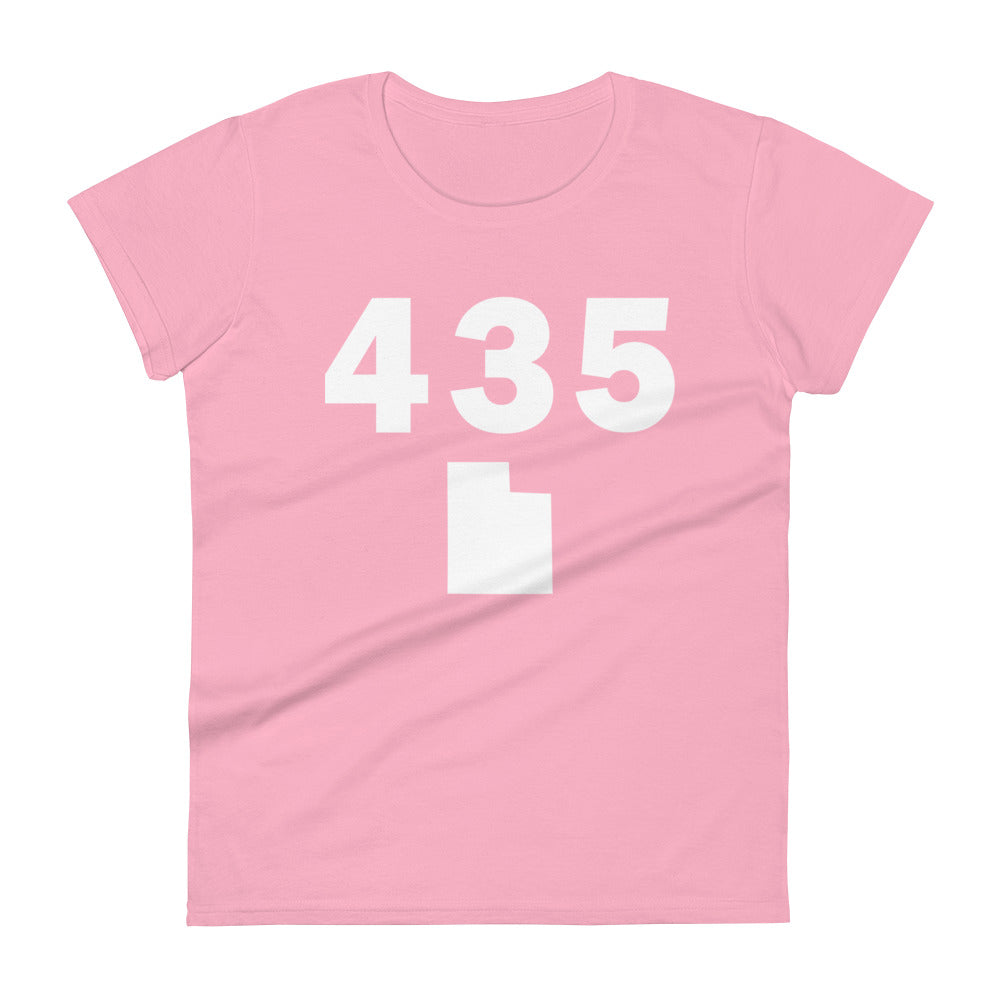 435 Area Code Women's Fashion Fit T Shirt