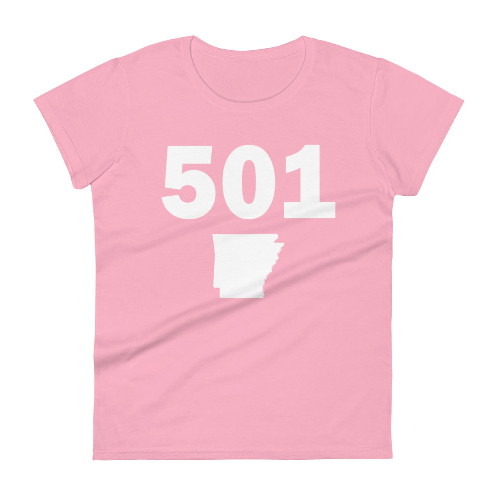 501 Area Code Women's Fashion Fit T Shirt