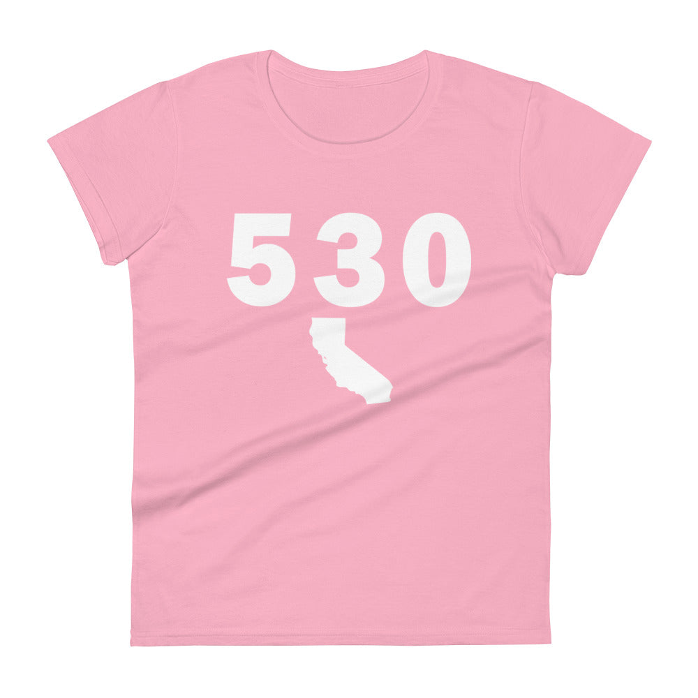 530 Area Code Women's Fashion Fit T Shirt