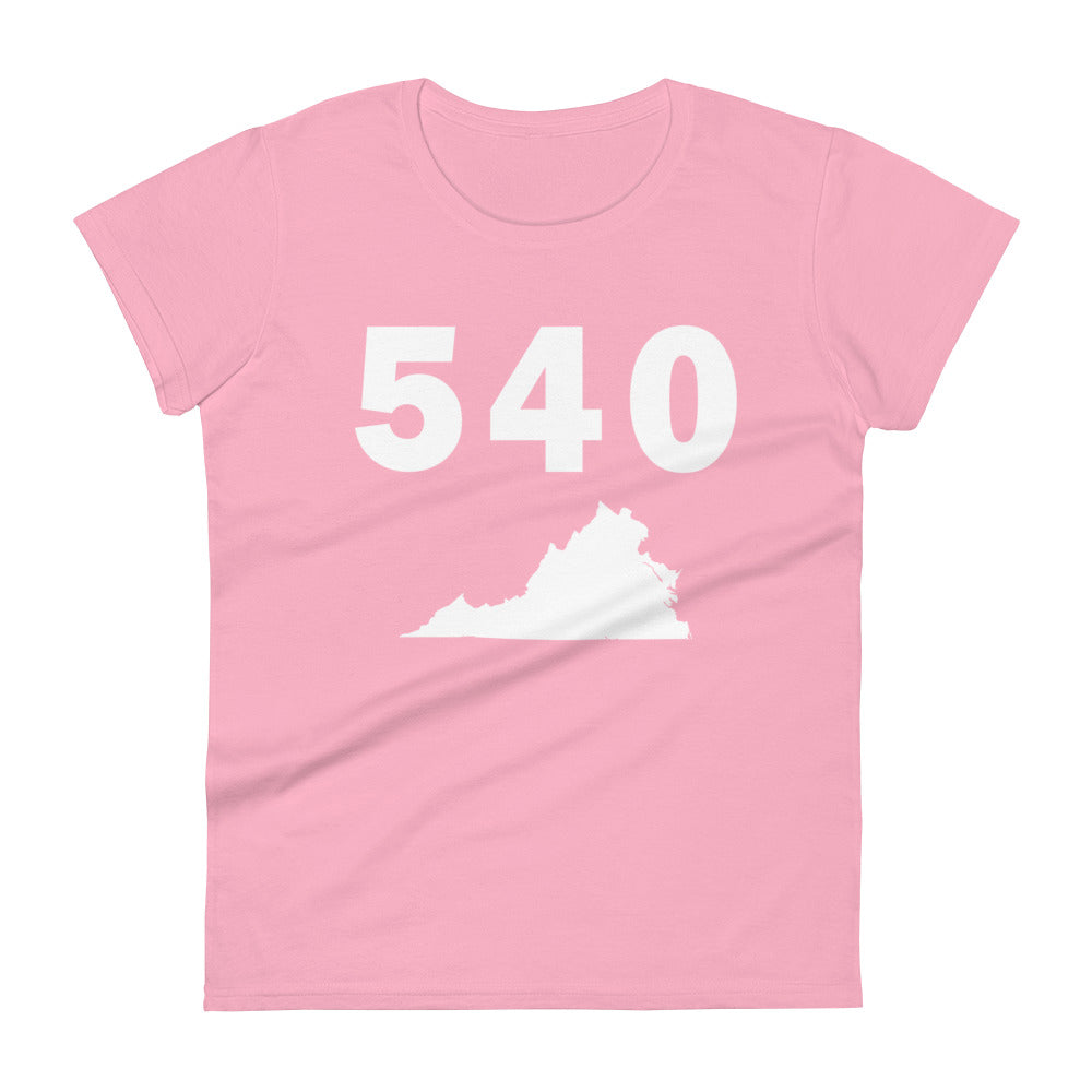 540 Area Code Women's Fashion Fit T Shirt