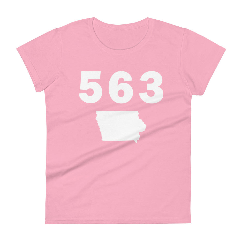 563 Area Code Women's Fashion Fit T Shirt